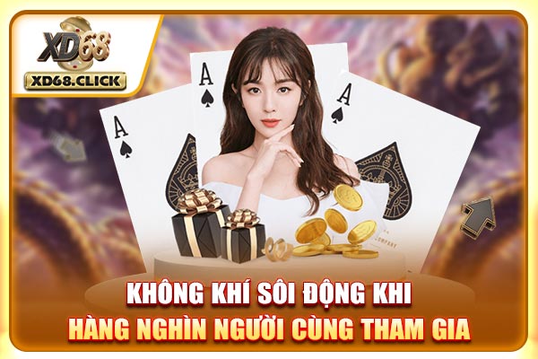 Không khí sôi động khi hàng nghìn người cùng tham gia