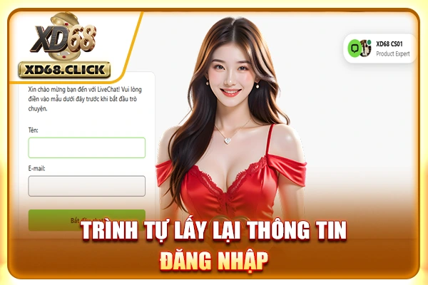 Trình tự lấy lại thông tin đăng nhập Trình tự lấy lại thông tin đăng nhập