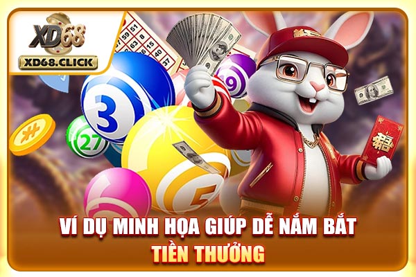 Ví dụ minh họa giúp dễ nắm bắt tiền thưởng